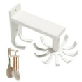 thumbnail image 4 of Shoreew Kitchen Rotating Hooks for Utensils 10 Claw Cooking Utensil Rack for Spoons Pot Rags 360 Degrees Rotation Wall-Mounted Hanger Holder, 4 of 6