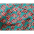 thumbnail image 4 of oneOone Silk Tabby Fabric Leaves & Floral Block Print Sewing Fabric BTY 42 Inch Wide, 4 of 4