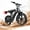 Black-Standard, variant on Electric Bike for Adults,Peak 1500W Ebike,Electric Bicycles 28MPH Top Speed,E bike 65+ Miles Range,Electric Mountain Bike 20"×4.0" Fat Tire,E‑Bike Full Suspension