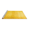thumbnail image 2 of Ahgly Company Machine Washable Indoor Rectangle Oriental Yellow Traditional Area Rugs, 2' x 5', 2 of 4