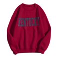 thumbnail image 1 of AMERTEER Tee-Shirts Décontractés à Manches Longues pour Femmes, Col Rond, Chandails en Molleton Amples, 1 of 3