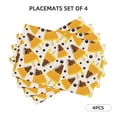 thumbnail image 2 of Placemats Set Of 4 / 6, Papaya Ice Cream Placemats For Dining Table Indoor/Outdoors Heat Resistant Washable Placemats 18" X 12", 2 of 8