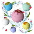 thumbnail image 5 of Organic All Natural Bath Bombs for Women Men with Dead Sea and Epsom Salts Handmade in USA Safe by Relaxcation 6 Set, 5 of 7