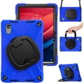 thumbnail image 2 of for Lenovo Tab M11/K11 LTE TB-330FU 11 inch Case, 360 Rotatable Handle Stand, Shoulder Strap, Drop-Proof Design, Blue, 2 of 7
