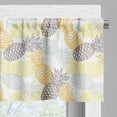 thumbnail image 5 of Ambesonne Fruits Valance & Curtain, Exotic Pineapple Tropics, 55"x36", Marigold Dimgray, 5 of 6