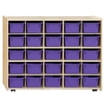 thumbnail image 4 of Contender C16009LGF-C5 (COO2Z) Contender Mobile 25 Tray Storage with Lime Green Trays - Assembled with Casters, 4 of 4