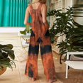 thumbnail image 6 of Womens Fall Fashion Jumpsuit Spooky Season Casual Overalls Wide Leg Pants with Pockets, Halloween Trick or Treat Party Costume 3XL, 6 of 7