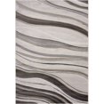 thumbnail image 2 of La Dole Rugs Gold Grey Ivory Abstract Spirals Waves Modern Geometric Pattern Area Rug For Living Room Bedroom Hallway Runner, 2 of 7