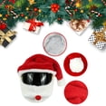 thumbnail image 2 of 10uds. Funda para casco Navidad elástico personalizado cascos de felpa para fiesta al aire libre Navidad, 2 of 4