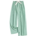 thumbnail image 2 of EaskTriop Womens Palazzo Pants High Waisted Wide Leg Dress Pants Business Casual Work Trousers Stretchy Flowy Elastic Waist Office Slacks, 2 of 6
