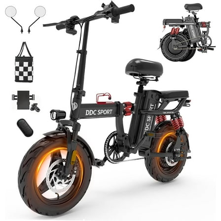 Folding Electric Bike for Adults with 700W Peak Motor, Ebike with 960Wh Battery, 25-40 Miles Range, Foldable Electric Bicycle for Men Women Commuter Travel
