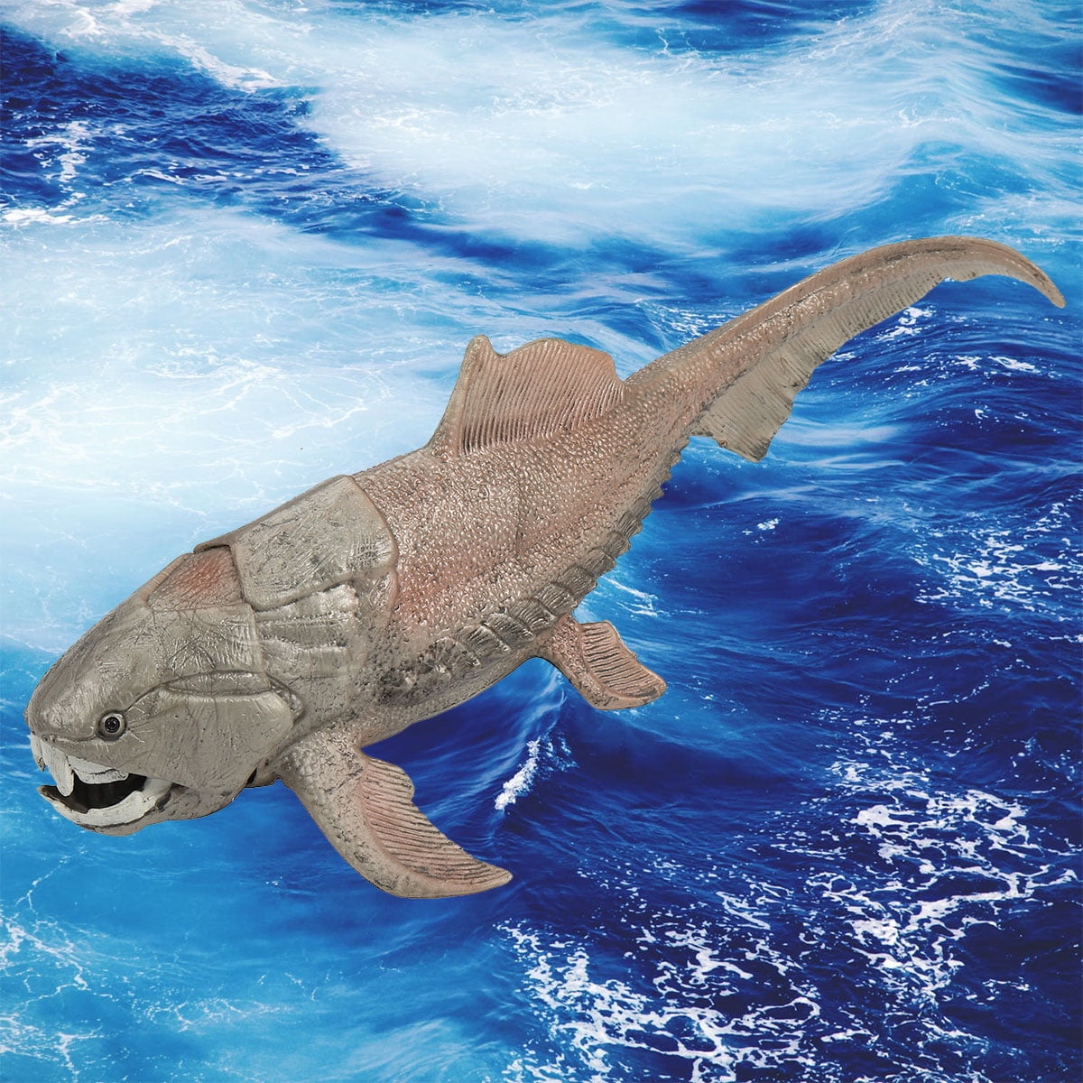 action figure and fish
