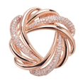 thumbnail image 1 of LYMAYTER Anneau Rond Foulard Élégante de Luxe Clip Anneau - Rond Strass Brillant Incrusté, Porte-Vêtements, 1 of 7