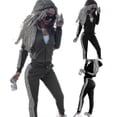 thumbnail image 3 of Womens 2 Pcs Athleisure Sports Wear Tracksuit Hoodie Pants Set, 3 of 5
