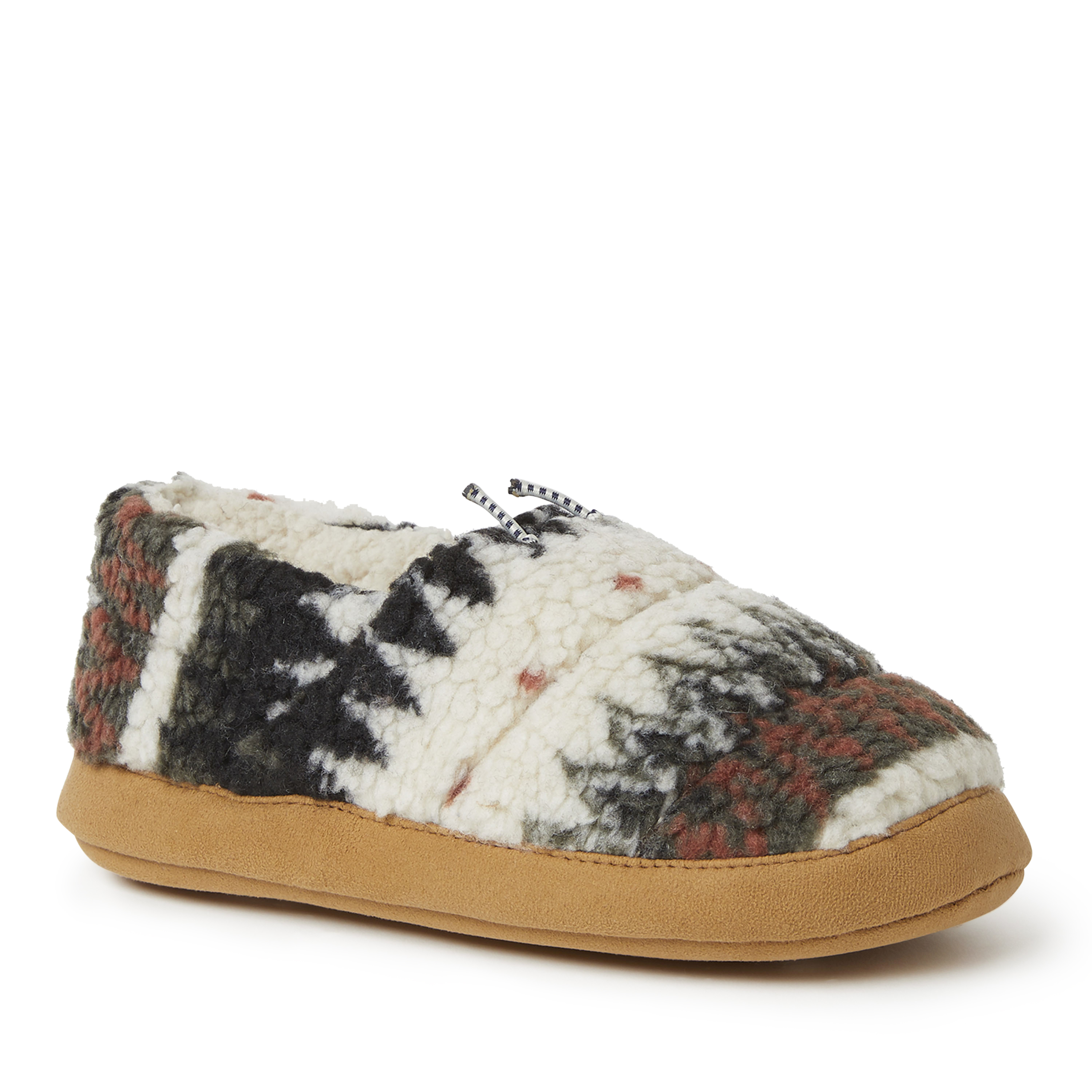 Dearfoams Cedar Women’s Printed Sherpa Sleeping Bag Closed Back