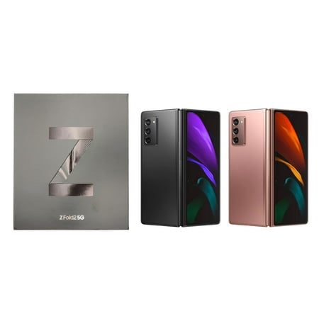 Fully Unlocked Samsung Galaxy Z Fold2 5G 256GB Black Bronze [RETAIL BOX]