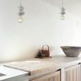 thumbnail image 6 of TOMIYA White Wood Swag light Bedroom Plug in Hanging Lamp with Cord Dimmer Switch 11.5FT, 6 of 8