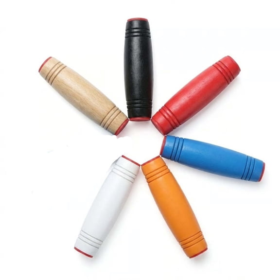 Wooden Fidget Toy for Stress Relief, Fingertip Spinner Stick, Desk Decompression Toy, Anxiety Relief Fidget, Portable Wooden Roller