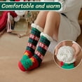 thumbnail image 4 of Slipper Socks for Women with Gripper - Winter Non Slip Thick Fuzzy Socks - Warm Cozy Christmas Socks Gift, 4 of 7