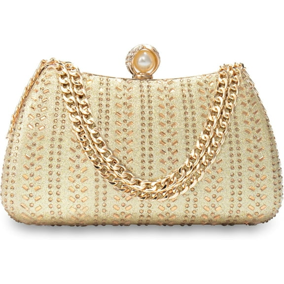 Clutch Purses for Women Rhinestone Purse with Chain Crystals Handbags for Weddings Party Prom