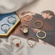 thumbnail image 5 of Anillos para mujer, regalos para mujer, juego de 8 anillos de colores para dedos., 5 of 5