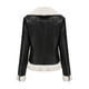 thumbnail image 4 of Abrigos de Invierno Para Mujer Chaquetas de Cuero de Piel Sintética Cálida Manga Larga Slim Parkas Chaqueta Sin Capucha Odeerbi  ODB172909, 4 of 9