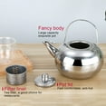 thumbnail image 3 of Bouilloire en Acier Inoxydable Poignée Résistante à la Chaleur Cafetière de Camping, 3 of 10