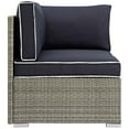 thumbnail image 2 of Modway Repose Outdoor Patio Corner in Light Gray Navy, 2 of 3