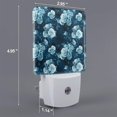 thumbnail image 2 of Honeii Ink Rose Print LED Night Light with Light Sensor, Night Lights Plug Into Wall,Ideal for Bedrooms and Hallways-EU, 2 of 7