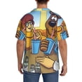 thumbnail image 3 of Saiise Scooby-Doo G Mens Front Pocket Hawaiian Shirts Casual Floral Shirts Short Sleeve Button Down Beach Tropical Shirts, 3 of 6