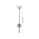 thumbnail image 2 of unbranded 8Ud Bisagra Soporte De Puerta Plegable Para Con Soporte Redonda Color Plata, 2 of 8