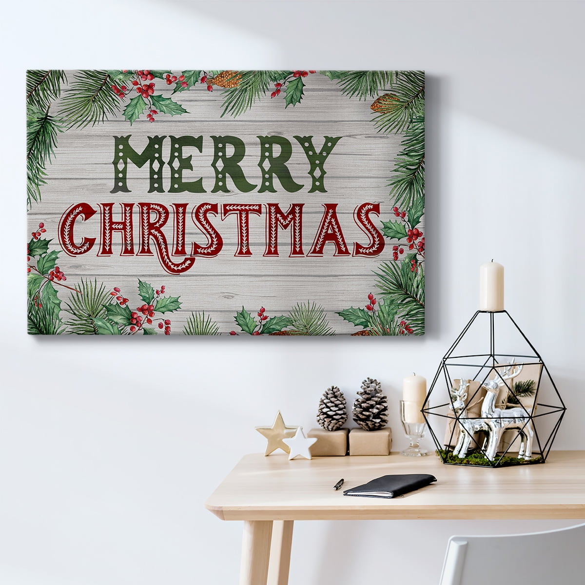 Christmas Greenery- Gallery Wrapped Canvas