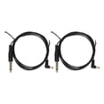 thumbnail image 1 of Cable de Clip para tatuaje, interfaz DC, cabezal curvo, transmisión estable, 1,8 m de longitud, 2,2mm de diámetro, Cable negro para máquina de tatuaje, 2 uds., 1 of 14