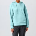 thumbnail image 1 of IMENGL Hoodies trendy knit drawstring pullover, Green M, Size M-3XL, 1 of 7