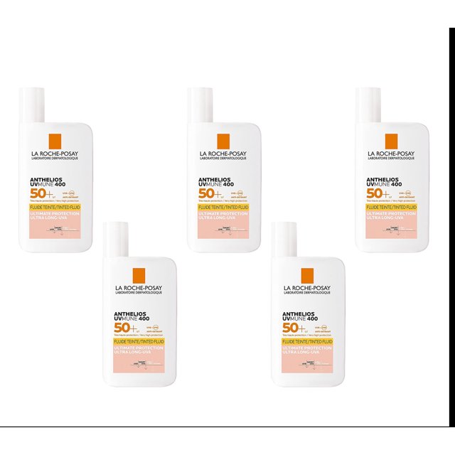 La Roche-Posay Fluido solar con color protección alta FPS 50+(5PCS)