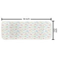 thumbnail image 2 of Marine Microwave Oven Cover, Colorful Outline Nautical Themed Various Vehicles, Water Resistant Organizer with Pockets for Kitchen, 36" x 12", Multicolor, by Ambesonne, 2 of 4