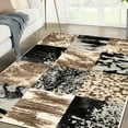 thumbnail image 5 of BNM Modern Patchwork Indoor Area Rug, 7'x9', Beige, 5 of 6