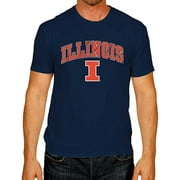 Brand New Illinois Collegiate Premium Cotton Short-Sleeve T-Shirt - Adult Small