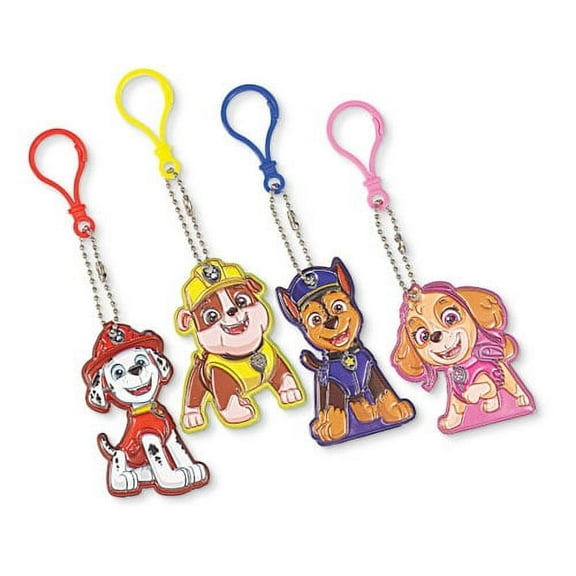 Paw Patrol Adventures Puffy Vinyl Keychain Favors (8)