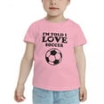 thumbnail image 2 of I'm Told I Like Soccer Cute Toddler T Shirts for Boys Girls (Pink, 2T), 2 of 5
