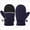 A72-Navy, variant on Hessimy Ski Ice Skating Glove for Girls or Boys Warm Lining Gloves Snowboarding Windproof Gloves Winter Outdoors Sports,ice skating gloves(L,Navy)