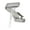 Brushed Nickel, variant on Chrome White Basin Faucet, Deck Mounted Waterfall Bathroom Sink Mixer Tap, Single Handle Hot Cold Water Tap