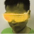thumbnail image 3 of LINLIN LED Glasses, Light Up Glasses Visor Glasses Luminous Toy Glasses Rave Glasses for Parties, 3 of 5