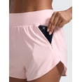 thumbnail image 4 of CRZ YOGA Athletic Shorts for Women 3" High Rise Quick Dry for Running Workout Track with Zip Pockets, 4 of 4