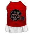 thumbnail image 3 of Pet Dog  Cat Dress Screen Printed, "Most Wonderful Time of the Year (Football)", 3 of 10