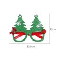 thumbnail image 1 of Marco de cristal de Navidad 2 paquetes, marco de gafas de Navidad/anteojos para suministros de recuerdo de fiesta de Navidad con estilos surtidos (talla única para la mayoría de las personas) Xemadio HMFJ235-5, 1 of 2