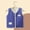 Blue, variant on Boys Girls Sher𝗉a Fleec𝖾 Vest Jacket Teen Sleeveless Zip Up Pockets Winter Warm Soft Plain Outerwear Youth Lightweight Cozy Vest Waistcoat Fleec𝖾 Lined