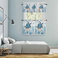 thumbnail image 5 of Turtle Kitchen Curtains Sets for Windows 24 Inch Length, Blue Coastal Starfish Ocean Coral Nautical Rod Pocket Window Treatments Tier Curtains and Valances Set for Bedroom/Bathroom, 5 of 8