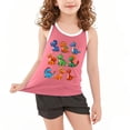thumbnail image 4 of YABCSAZ Toddler Boys Girls Summer Outfits Sleeveless Tank Tops Loose Fit Active Tee Shirts Kids Casual T-Shirts Blouses Funny Cute Printed Shirts Tops Baby Clothes Size 10 T, 4 of 6