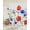 Botanicalhwk59915, variant on 4th of July Poppy Flower Shower Curtain, Blue Red Shower Curtain Set with Hooks, Spring Summer Waterproof Fabric Shower Curtains for Bathroom Decor, 72x72 Inch Bath Curtain
